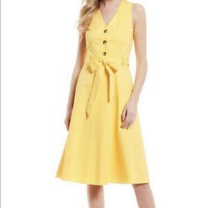 Antonio Melani Jenna Sateen Sunshine Sleeveless Dress Size 0 NWT